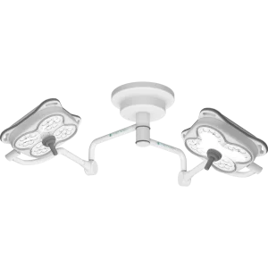 Foco Cirurgico de Teto LED DOIS BRACOS DUPLEX 4LEV-4LEV 160.000 + 160.000 LUX